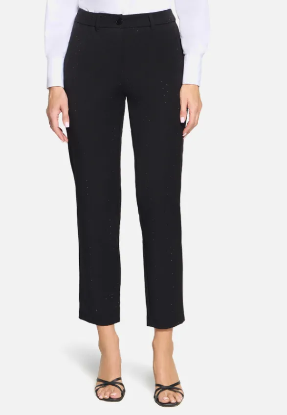 Betty Barclay Festliche Mode|Hosen*Businesshose im Glitzer-Look Schwarz