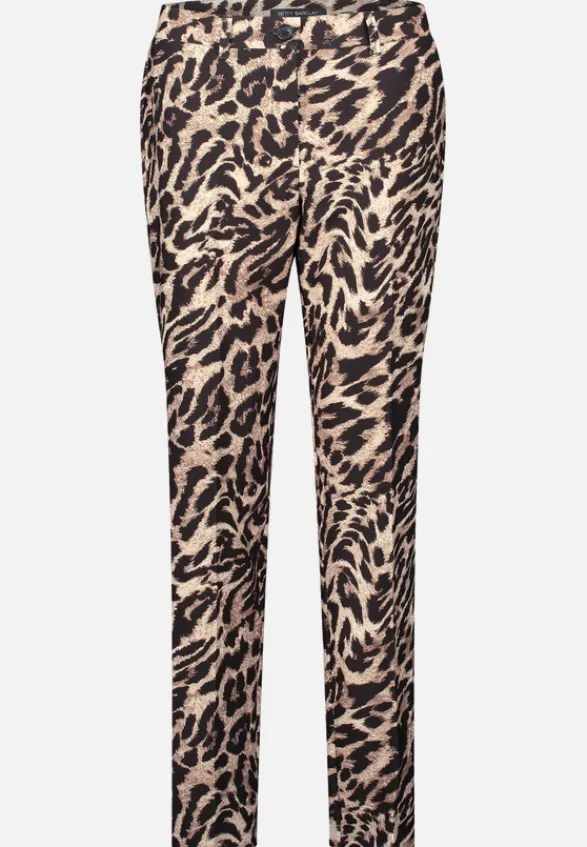 Betty Barclay Hosen*Businesshose mit Bügelfalte Schwarz/Beige
