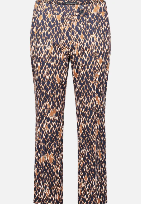 Betty Barclay Hosen*Businesshose mit Bügelfalte Dark Blue/Brown