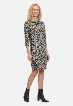 Betty Barclay Kleider*Businesskleid knielang Grau/Schwarz