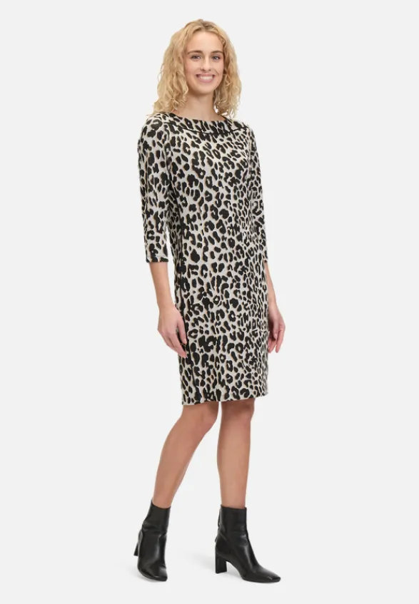 Betty Barclay Kleider*Businesskleid knielang Grau/Schwarz