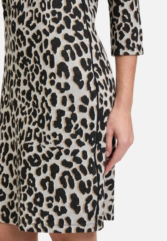 Betty Barclay Kleider*Businesskleid knielang Grau/Schwarz