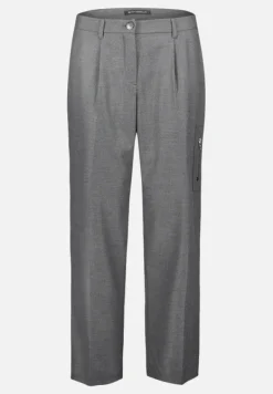 Betty Barclay Business Kleidung|Hosen*Casual-Hose mit Bügelfalte Mausgrau