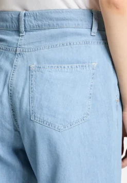 Betty Barclay Jeans*Casual-Hose mit offenem Saum Light Blue Denim