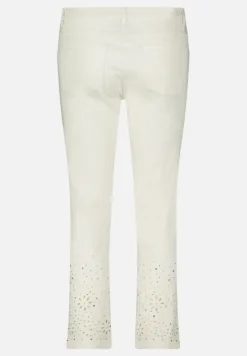 Betty Barclay Hosen*Casual-Hose mit Stickerei Rohweiß