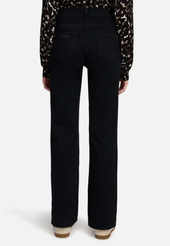 Betty Barclay Jeans*Casual-Hose mit Strass Black Denim