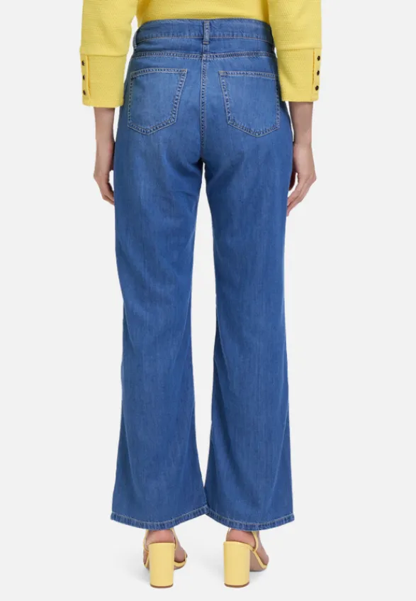 Betty Barclay Jeans*Casual-Hose mit Waschung Blau