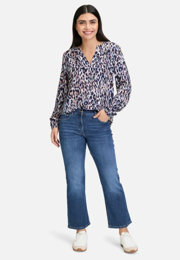 Betty Barclay Jeans*Casual-Hose mit Waschung Blau