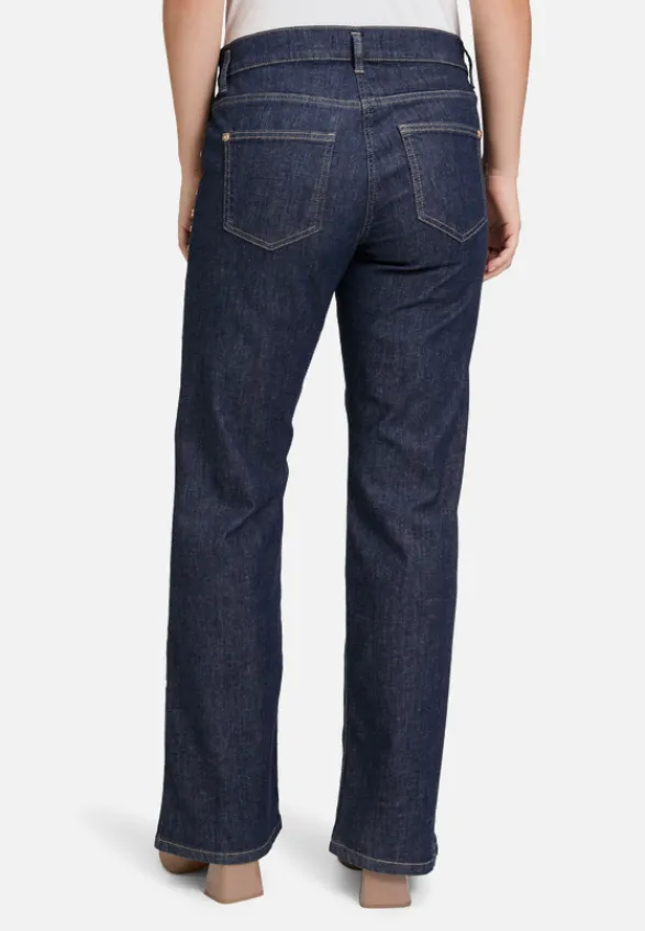 Betty Barclay Jeans*Casual-Hose mit Waschung Dark Blue Denim