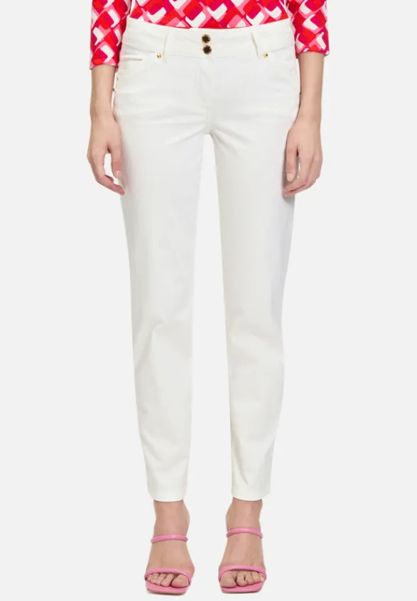 Betty Barclay Hosen*Casual-Hose Slim Fit Rohweiß