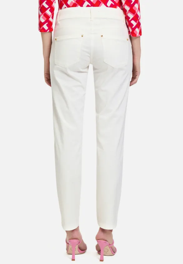 Betty Barclay Hosen*Casual-Hose Slim Fit Rohweiß