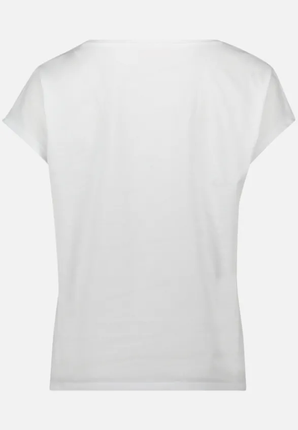 Betty Barclay Shirts*Casual-Shirt mit Aufdruck Patch White/Camel