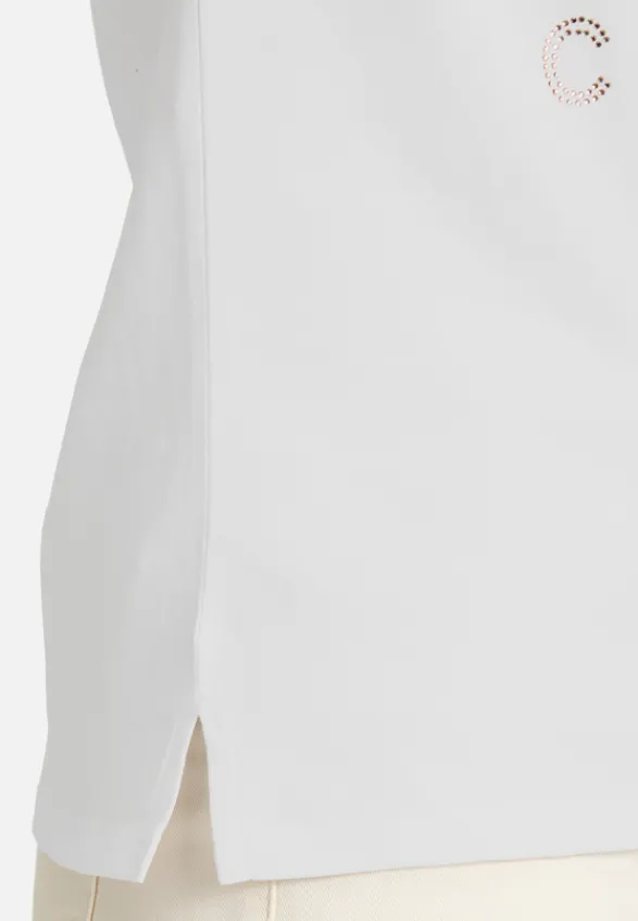 Betty Barclay Shirts*Casual-Shirt mit Aufdruck Patch White/Camel