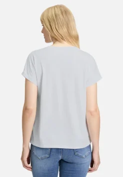 Betty Barclay Shirts*Casual-Shirt mit Aufdruck Patch White/Blue