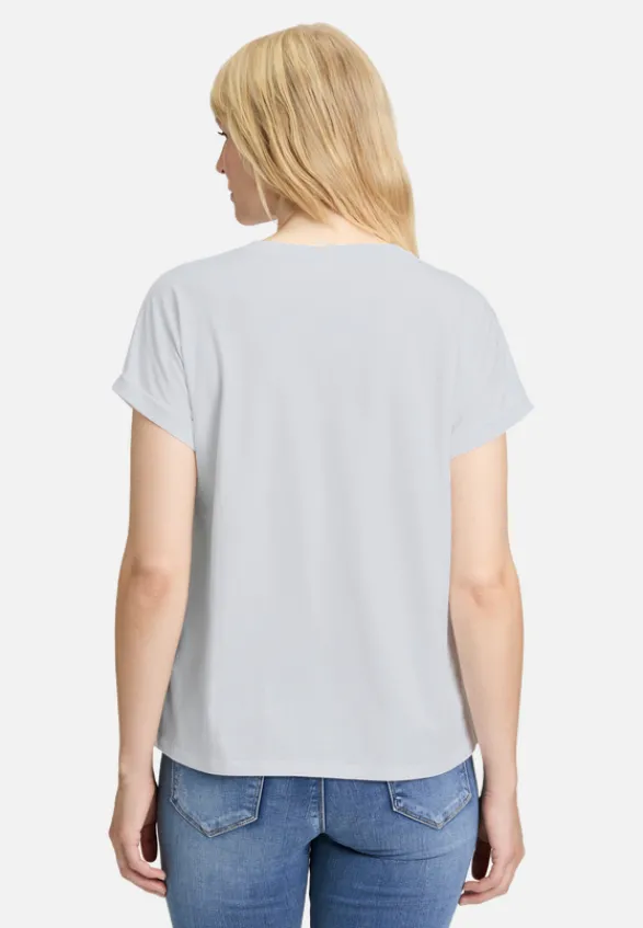 Betty Barclay Shirts*Casual-Shirt mit Aufdruck Patch White/Blue