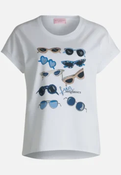 Betty Barclay Shirts*Casual-Shirt mit Aufdruck Patch White/Blue