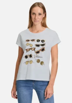 Betty Barclay Shirts*Casual-Shirt mit Aufdruck Patch White/Beige