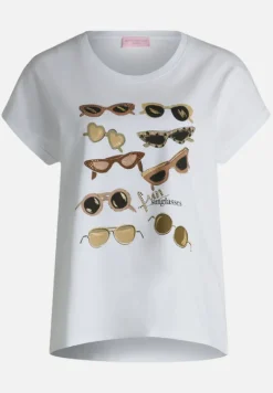 Betty Barclay Shirts*Casual-Shirt mit Aufdruck Patch White/Beige