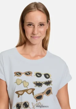 Betty Barclay Shirts*Casual-Shirt mit Aufdruck Patch White/Beige