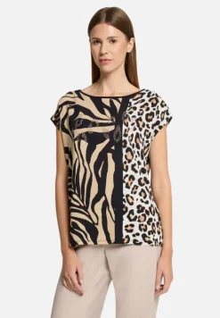 Betty Barclay Shirts*Casual-Shirt mit Aufdruck Schwarz/Braun