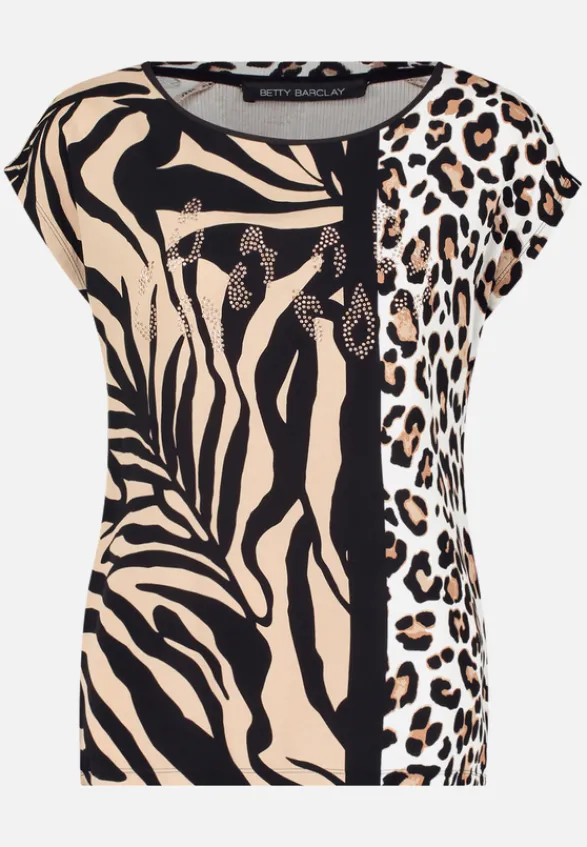 Betty Barclay Shirts*Casual-Shirt mit Aufdruck Schwarz/Braun