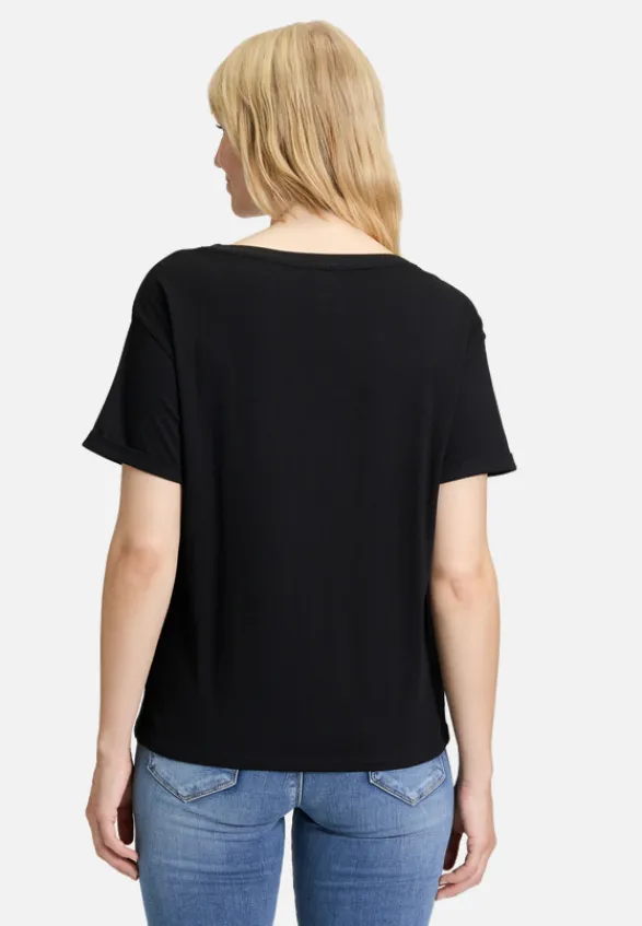 Betty Barclay Shirts*Casual-Shirt mit Aufdruck Patch Black/Camel