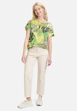Betty Barclay Shirts*Casual-Shirt mit Raffung Green/Yellow