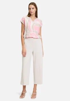 Betty Barclay Shirts*Casual-Shirt mit Ringel Nature/Rosé