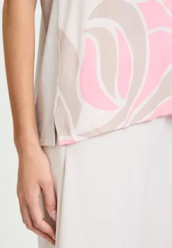 Betty Barclay Shirts*Casual-Shirt mit Ringel Nature/Rosé