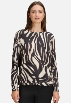 Betty Barclay Shirts*Casual-Shirt mit Tunnelzug Nature/Black