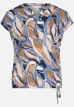 Betty Barclay Shirts*Casual-Shirt mit Tunnelzug Nature/Blue