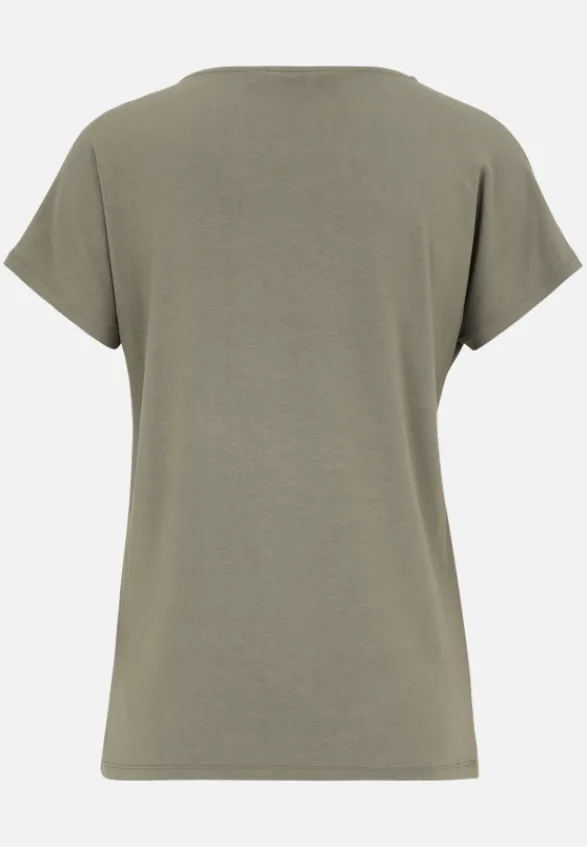Betty Barclay Basics|Shirts*Casual-Shirt mit V-Ausschnitt Dusty Olive