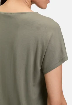 Betty Barclay Basics|Shirts*Casual-Shirt mit V-Ausschnitt Dusty Olive