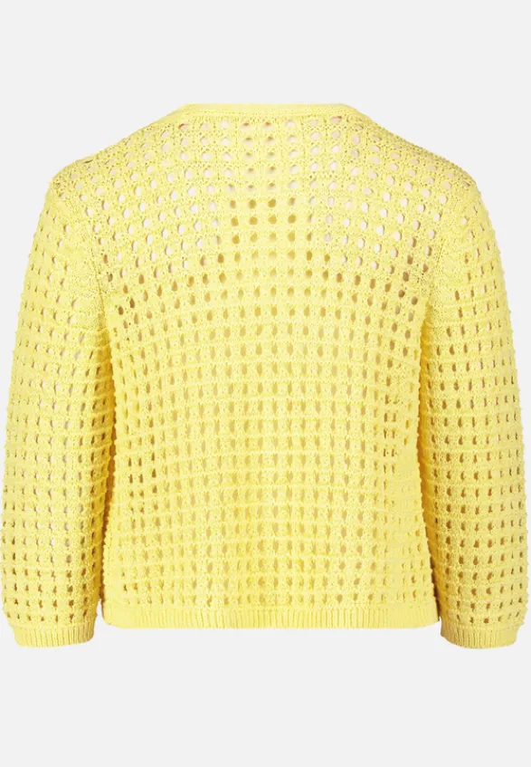 Betty Barclay Strick*Casual-Strickjacke mit Effektgarn Gelb