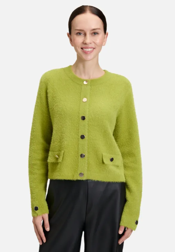 Betty Barclay Strick|Jacken*Casual-Strickjacke mit Knopfleiste Fresh Moss