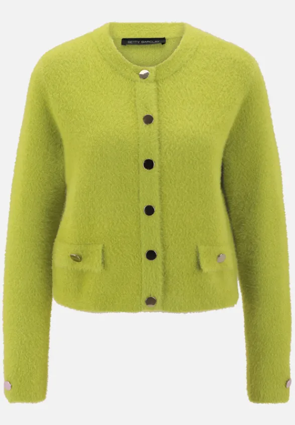 Betty Barclay Strick|Jacken*Casual-Strickjacke mit Knopfleiste Fresh Moss