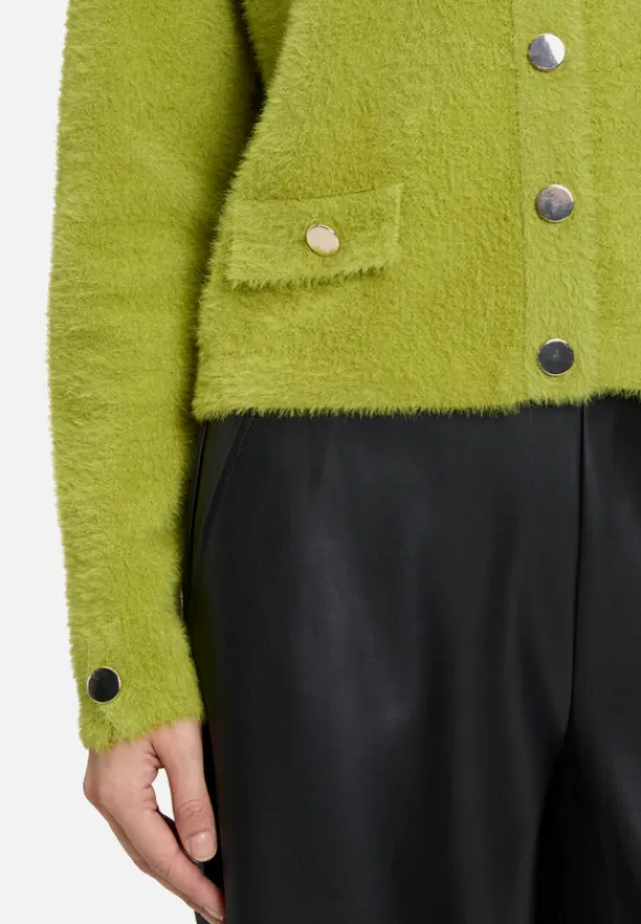 Betty Barclay Strick|Jacken*Casual-Strickjacke mit Knopfleiste Fresh Moss