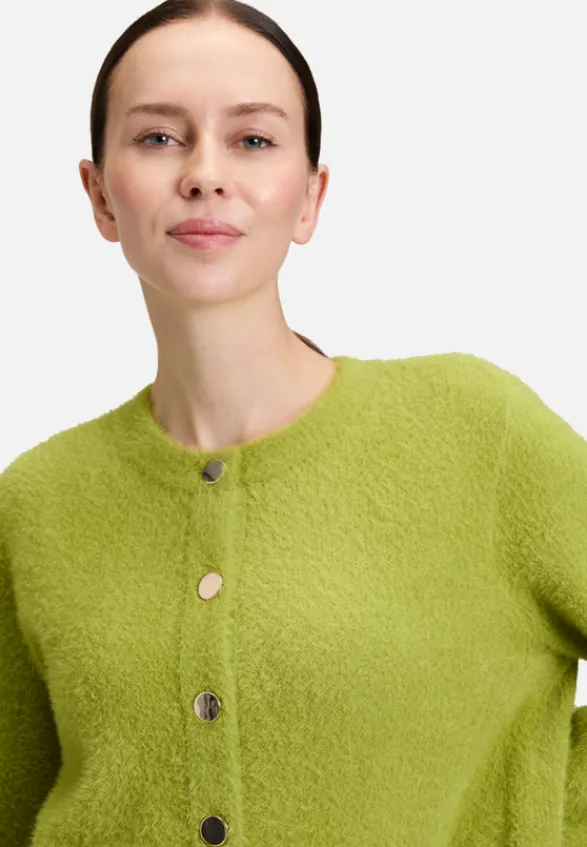 Betty Barclay Strick|Jacken*Casual-Strickjacke mit Knopfleiste Fresh Moss