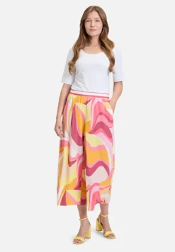 Betty Barclay Hosen*Culotte mit elastischem Bund Rosé/Yellow