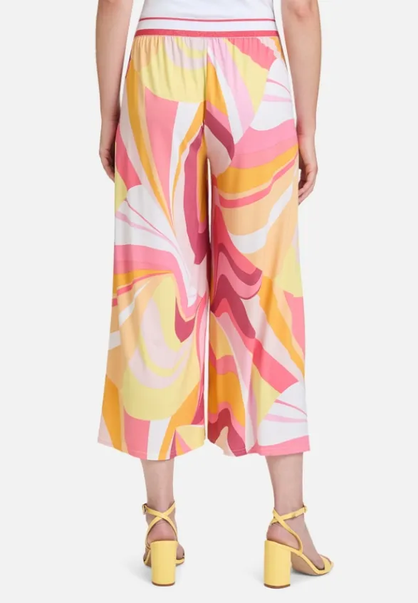 Betty Barclay Hosen*Culotte mit elastischem Bund Rosé/Yellow