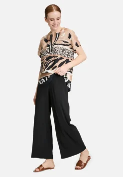 Betty Barclay Hosen*Culotte mit Gummizug Schwarz