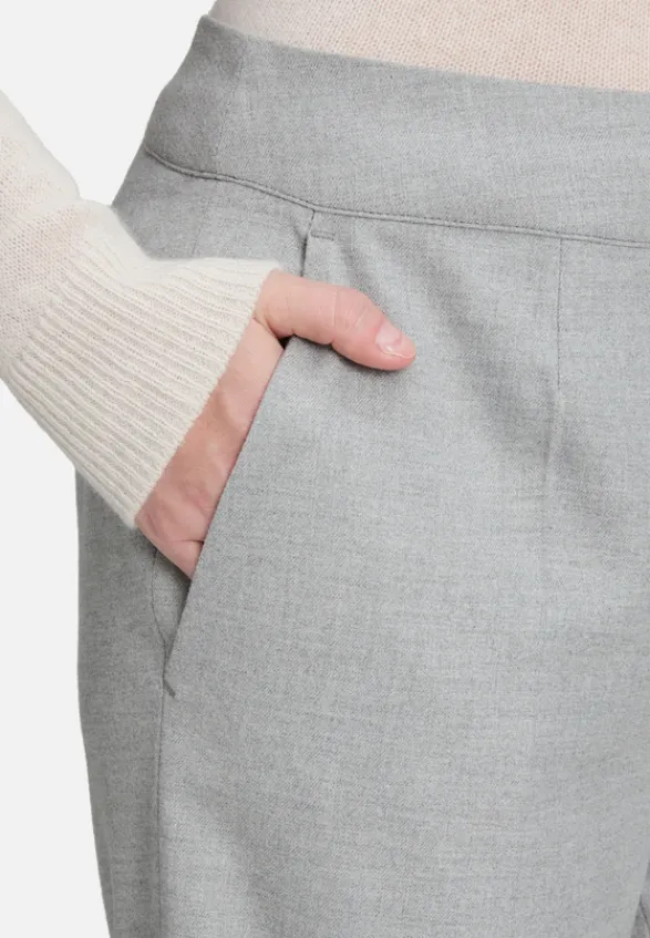 Betty Barclay Business Kleidung|Hosen*Culotte unifarben Silbergrau