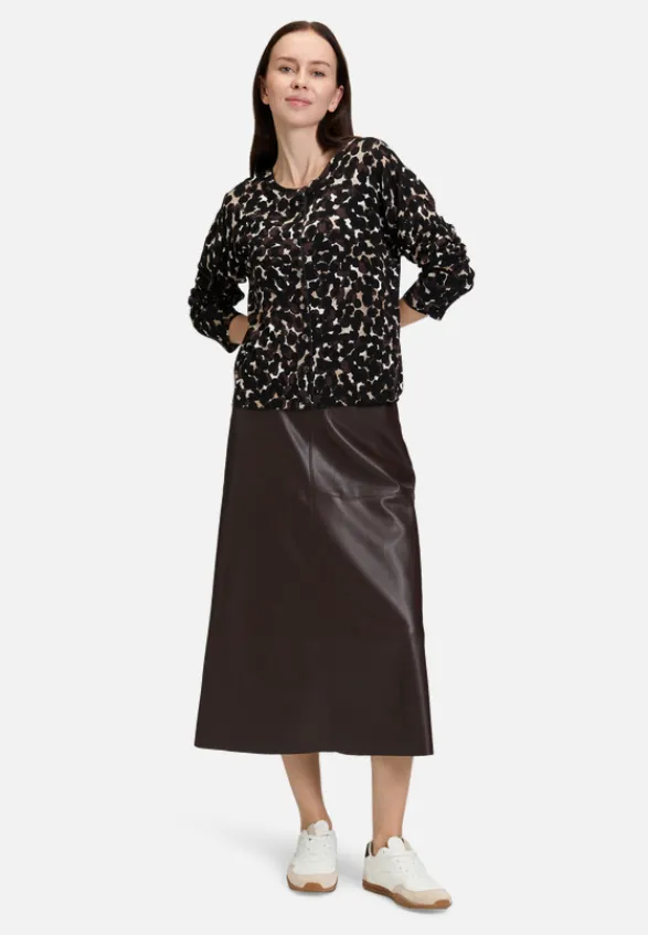 Betty Barclay Strick*Feinstrickjacke mit überschnittenen Ärmeln Braun/Beige