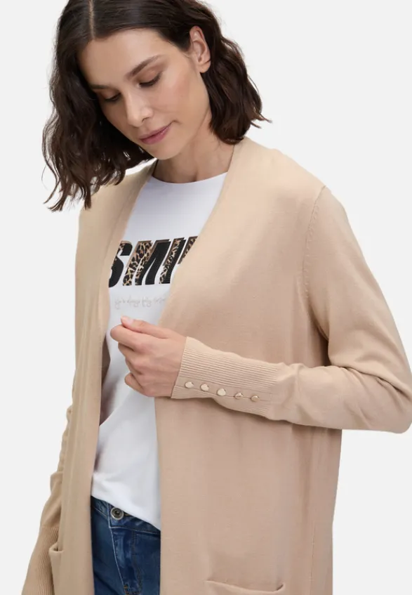 Betty Barclay Strick*Feinstrickjacke mit Taschen Beige