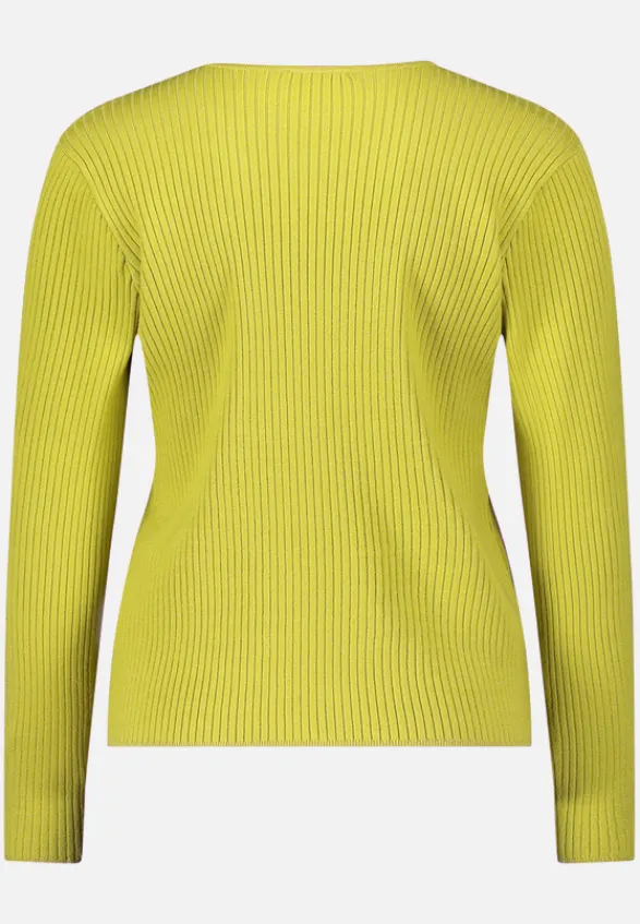 Betty Barclay Strick*Feinstrickpullover mit Rippenstruktur Citronelle