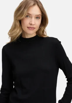 Betty Barclay Strick*Feinstrickpullover mit Strass Schwarz