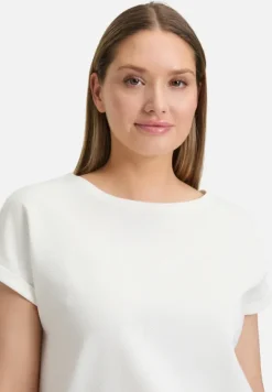 Betty Barclay Shirts*Halbarm-Shirt mit Schleifenknoten Rohweiß