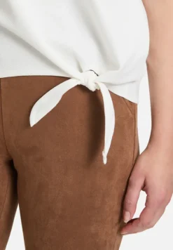 Betty Barclay Shirts*Halbarm-Shirt mit Schleifenknoten Rohweiß