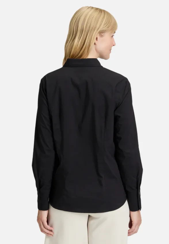 Betty Barclay Business Kleidung|Basics*Hemdbluse mit Kragen Schwarz