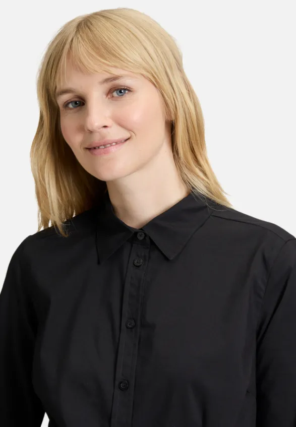 Betty Barclay Business Kleidung|Basics*Hemdbluse mit Kragen Schwarz